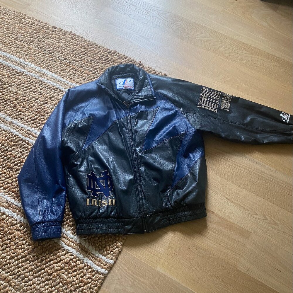 Notre Dame Genuine Leather Jacket